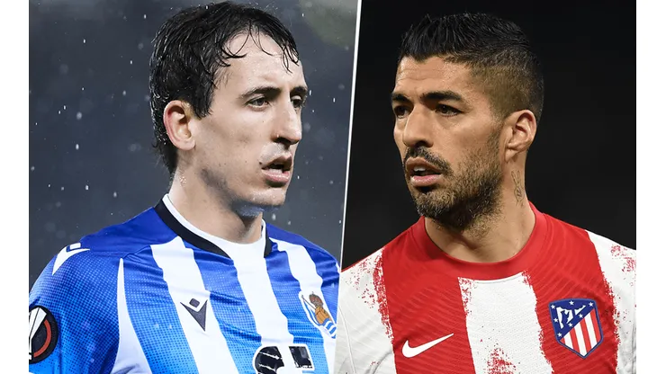 Real Sociedad vs. Atlético de Madrid por la Copa del Rey (Fotos: Getty).
