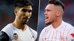 Valencia vs. Sevilla por La Liga (Fotos: Getty).