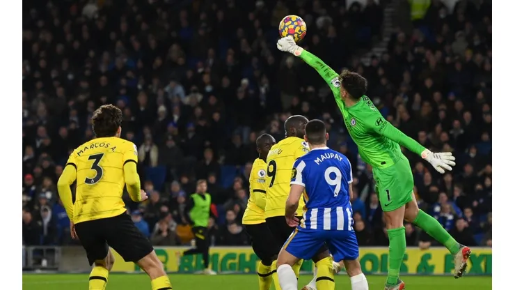 Kepa Arrizabalaga, uno de los puntos altos de la noche.