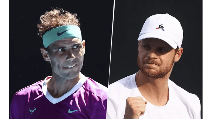Rafael Nadal vs. Yannick Hanfmann por el Abierto de Australia (Fotos: Getty Images)