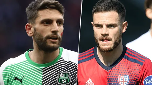 Sassuolo vs. Cagliari por la Copa Italia (Fotos: Getty).