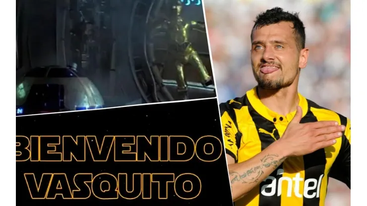 Aguirregaray, presentado en Peñarol al estilo Star Wars