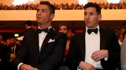 Cristiano y Messi compartiendo galas y homenajes.
