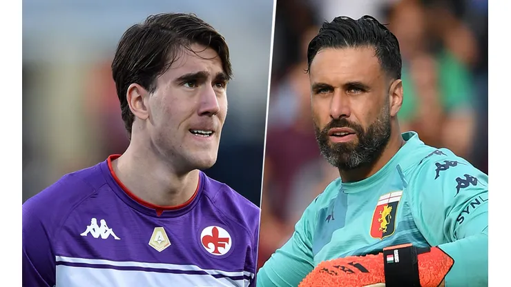 Fiorentina vs. Genoa por la Serie A (Fotos: Getty).