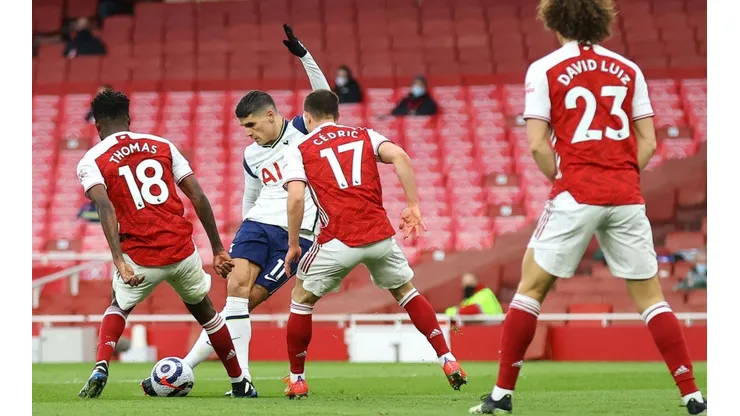 La increíble rabona de Lamela.