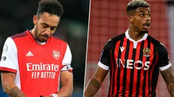 Pierre-Emerick Aubameyang y Mario Lemina