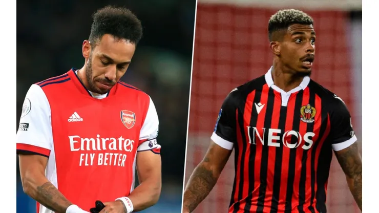 Pierre-Emerick Aubameyang y Mario Lemina
