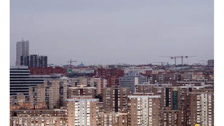 Las viviendas de Madrid en España.