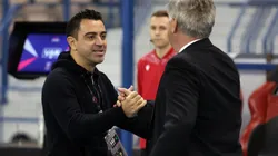 Xavi Hernández y Carlo Ancelotti, entrenadores de Barcelona y Real Madrid.