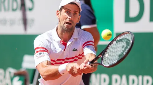 Novak Djokovic en Roland Garros.