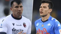 Bologna vs. Napoli por la Serie A (Fotos: Getty).