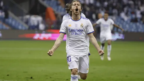Luka Modric, goleador en la final de la Supercopa.