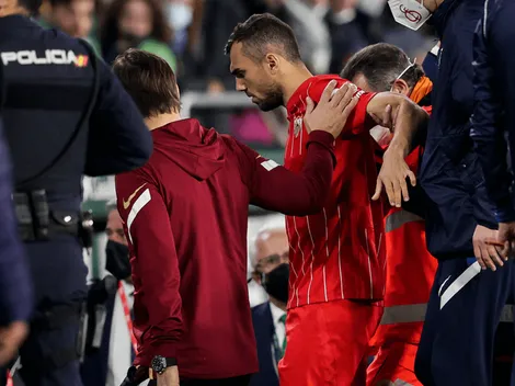 Parte médico de Joan Jordán, el jugador de Sevilla golpeado con un palo