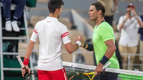 Nadal y Djokovic, en las semifinales de Roland Garros 2021.