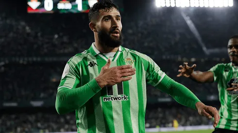 Festejo de gol olímpico de Fekir.