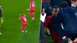 Joan Jordan herido por Sevilla.