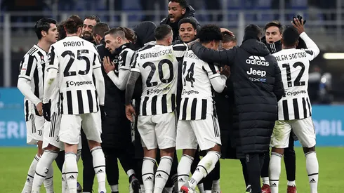 Festejo de Juventus.