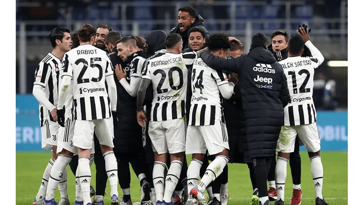 Festejo de Juventus.