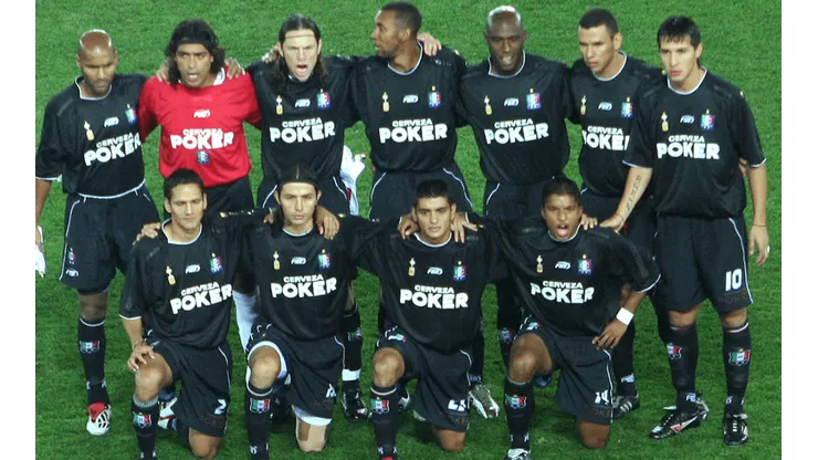 Formación de Once Caldas en Copa Intercontinental.
