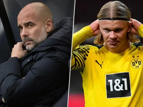 Guardiola se le planta a Barcelona y Real Madrid por el fichaje de Haaland