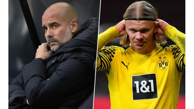 Guardiola quiere a Haaland en Manchester City.