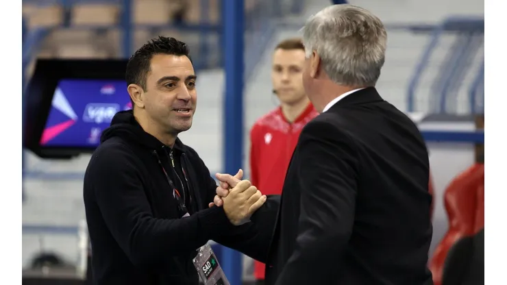 Xavi criticó al equipo de Carlo Ancelotti.