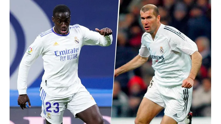 Mendy y Zidane.