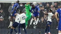 Momento del gol de Chelsea.