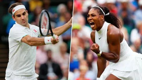 Roger Federer y Serena Williams, dos de las bajas más resonantes.