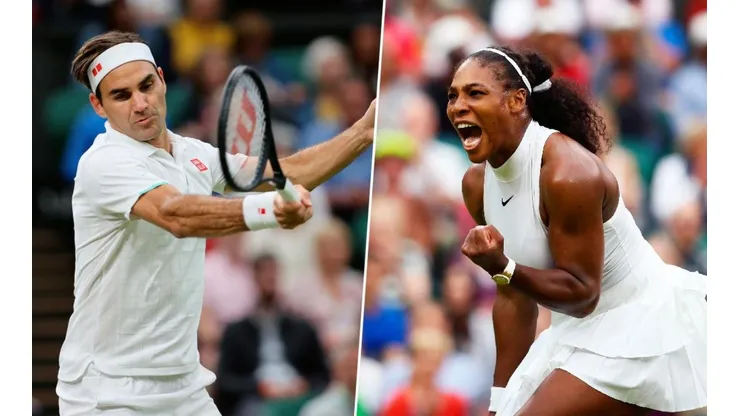 Roger Federer y Serena Williams, dos de las bajas más resonantes.