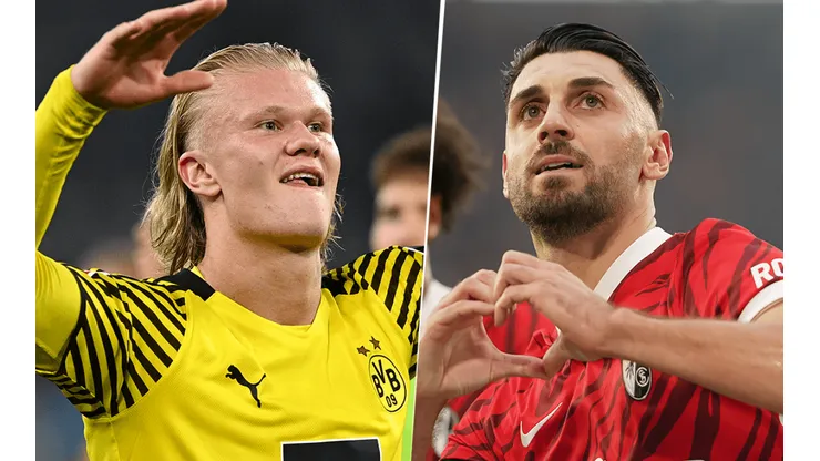 Borussia Dortmund vs. Friburgo por la Bundesliga (Fotos: Getty).