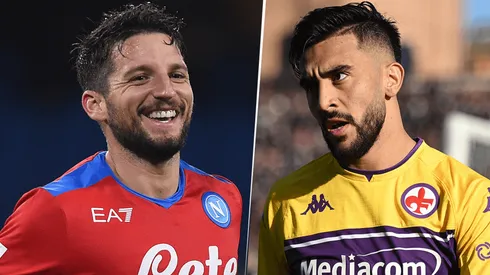 Napoli vs. Fiorentina por la Copa Italia (Fotos: Getty).
