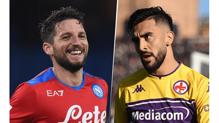 Napoli vs. Fiorentina por la Copa Italia (Fotos: Getty).