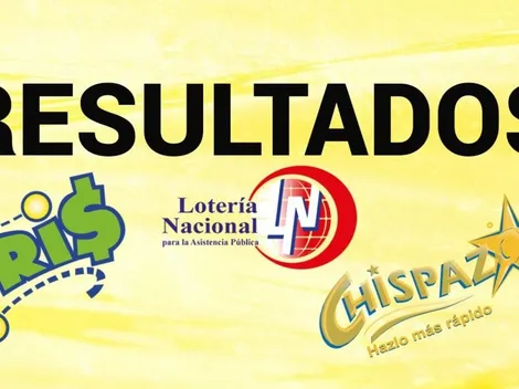 ◉ Resultados del Tris y Chispazo | Sorteo 28162 y 8862 | Números que cayeron en la Lotería Nacional