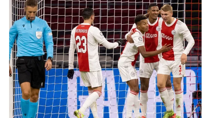 Jugadores del Ajax.