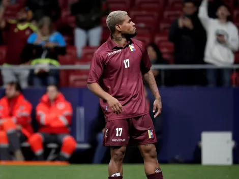 Josef Martínez: "Estoy deseando regresar a La Vinotinto"