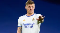 Toni Kroos en acción con Real Madrid.