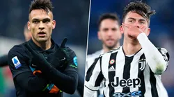 Lautaro Martínez y Paulo Dybala.