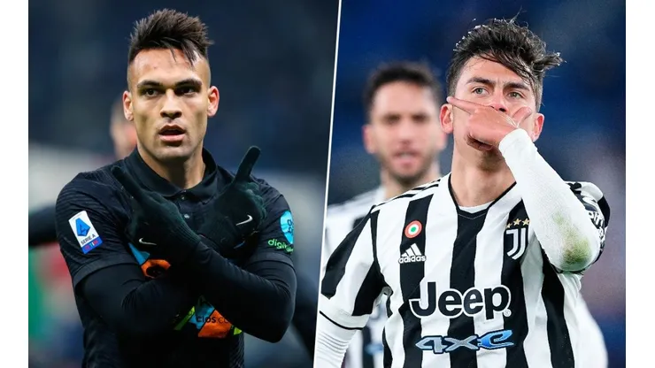 Lautaro Martínez y Paulo Dybala.