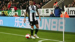 Kieran Trippier en su debut con Newcastle.