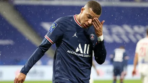 Kylian Mbappé, en su último partido con PSG.