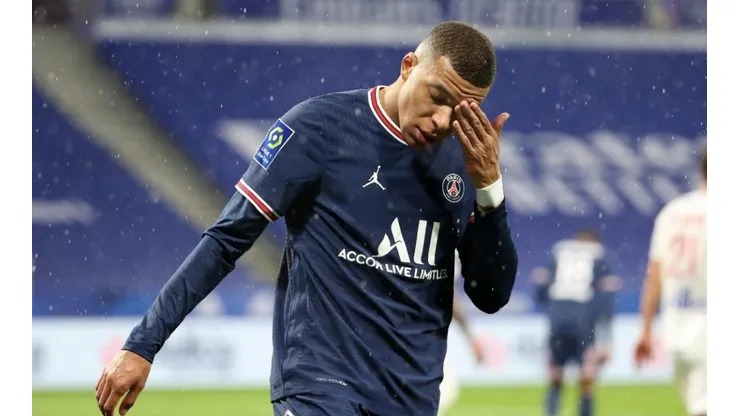 Kylian Mbappé, en su último partido con PSG.