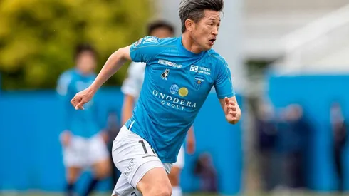 Kazuyoshi Miura en su paso por Yokohama.