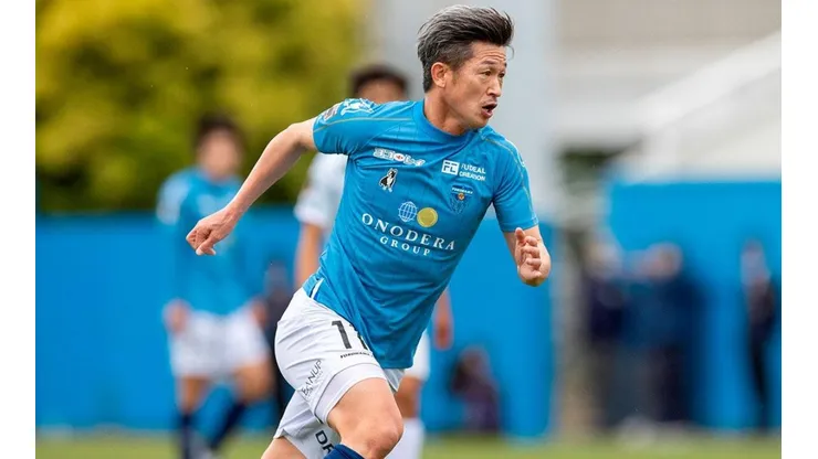 Kazuyoshi Miura en su paso por Yokohama.