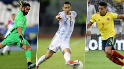 Bravo, Di María y Falcao, figuras Conmebol.