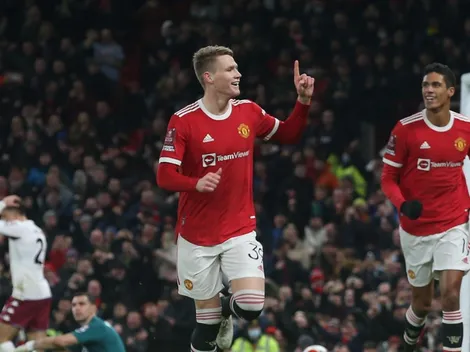 Manchester United derrotó por la mínima a Aston Villa y avanzó en la FA Cup