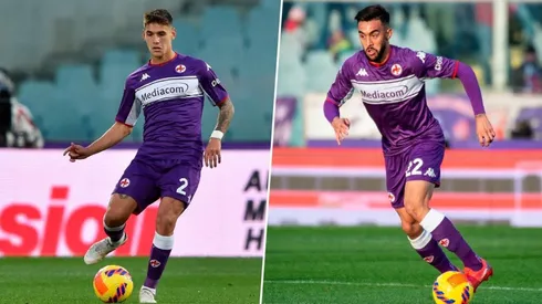 Lucas Martínez Quarta y Nicolás González.