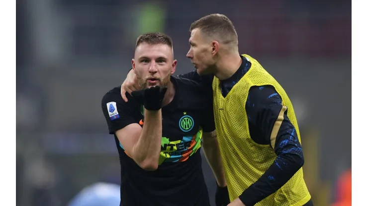 Skriniar, el autor del gol de la victoria.
