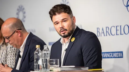 Rufián, diputado catalán.