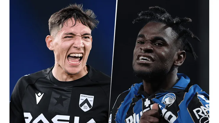 Udinese vs. Atalanta por la Serie A (Fotos: Getty).